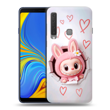 Пластиковый чехол на Samsung Galaxy A9 (2018) с принтом Labubu Лабубу