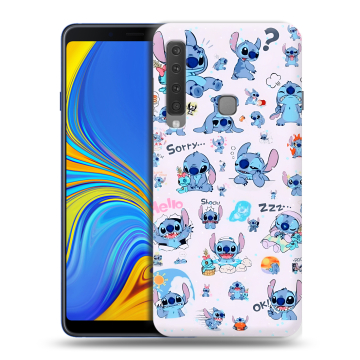 Пластиковый чехол на Samsung Galaxy A9 (2018) с принтом Лило и Стич