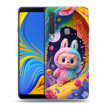 Пластиковый чехол на Samsung Galaxy A9 (2018) с принтом Labubu Лабубу Пластиковый чехол на Samsung Galaxy A9 (2018) с принтом Labubu Лабубу