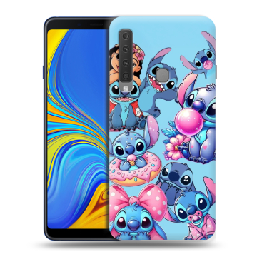 Пластиковый чехол на Samsung Galaxy A9 (2018) с принтом Лило и Стич