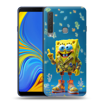 Пластиковый чехол на Samsung Galaxy A9 (2018) с принтом Спанч боб Спанчбоб Пластиковый чехол на Samsung Galaxy A9 (2018) с принтом Спанч боб Спанчбоб