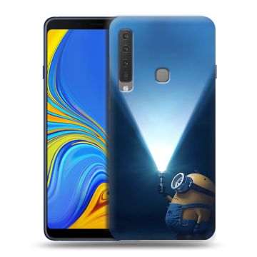Пластиковый чехол на Samsung Galaxy A9 (2018) с принтом Миньоны Пластиковый чехол на Samsung Galaxy A9 (2018) с принтом Миньоны