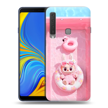Пластиковый чехол на Samsung Galaxy A9 (2018) с принтом Labubu Лабубу Пластиковый чехол на Samsung Galaxy A9 (2018) с принтом Labubu Лабубу