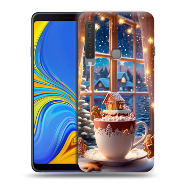 Пластиковый чехол на Samsung Galaxy A9 (2018) с принтом Новый год Пластиковый чехол на Samsung Galaxy A9 (2018) с принтом Новый год