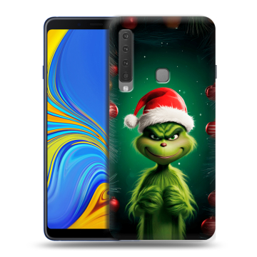 Пластиковый чехол на Samsung Galaxy A9 (2018) с принтом Гринч Новый год Рождество Пластиковый чехол на Samsung Galaxy A9 (2018) с принтом Гринч Новый год Рождество
