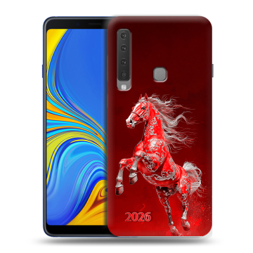Пластиковый чехол на Samsung Galaxy A9 (2018) с принтом Новый год Пластиковый чехол на Samsung Galaxy A9 (2018) с принтом Новый год