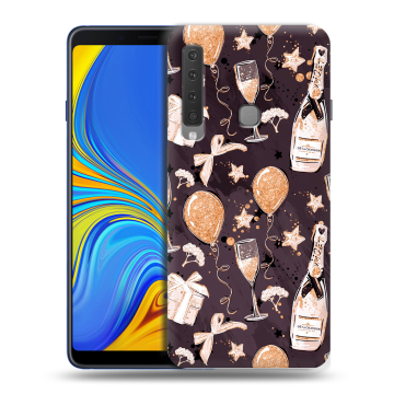 Пластиковый чехол на Samsung Galaxy A9 (2018) с принтом Новый год Пластиковый чехол на Samsung Galaxy A9 (2018) с принтом Новый год