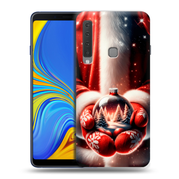 Пластиковый чехол на Samsung Galaxy A9 (2018) с принтом Новый год Пластиковый чехол на Samsung Galaxy A9 (2018) с принтом Новый год