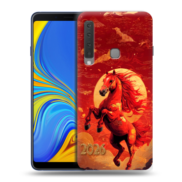 Пластиковый чехол на Samsung Galaxy A9 (2018) с принтом Новый год Пластиковый чехол на Samsung Galaxy A9 (2018) с принтом Новый год