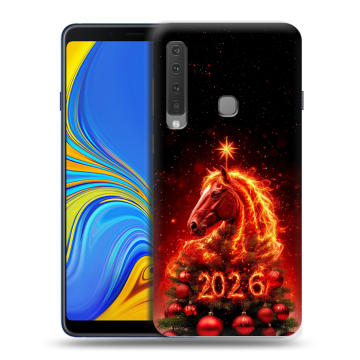 Пластиковый чехол на Samsung Galaxy A9 (2018) с принтом Новый год Пластиковый чехол на Samsung Galaxy A9 (2018) с принтом Новый год