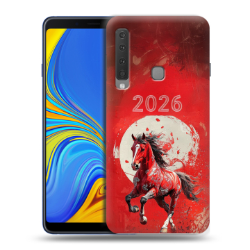 Пластиковый чехол на Samsung Galaxy A9 (2018) с принтом Новый год Пластиковый чехол на Samsung Galaxy A9 (2018) с принтом Новый год