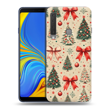 Пластиковый чехол на Samsung Galaxy A9 (2018) с принтом Новый год Пластиковый чехол на Samsung Galaxy A9 (2018) с принтом Новый год