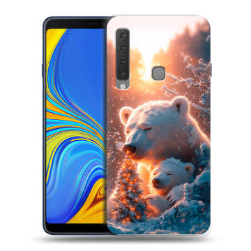 Пластиковый чехол на Samsung Galaxy A9 (2018) с принтом Новый год Пластиковый чехол на Samsung Galaxy A9 (2018) с принтом Новый год