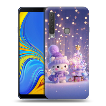 Пластиковый чехол на Samsung Galaxy A9 (2018) с принтом Новый год Пластиковый чехол на Samsung Galaxy A9 (2018) с принтом Новый год