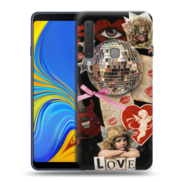 Пластиковый чехол на Samsung Galaxy A9 (2018) с принтом для девочек Пластиковый чехол на Samsung Galaxy A9 (2018) с принтом для девочек