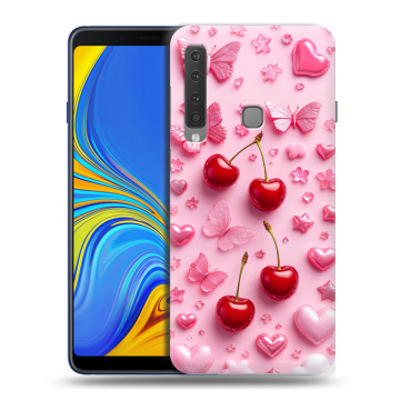 Пластиковый чехол на Samsung Galaxy A9 (2018) с принтом для девочек Пластиковый чехол на Samsung Galaxy A9 (2018) с принтом для девочек