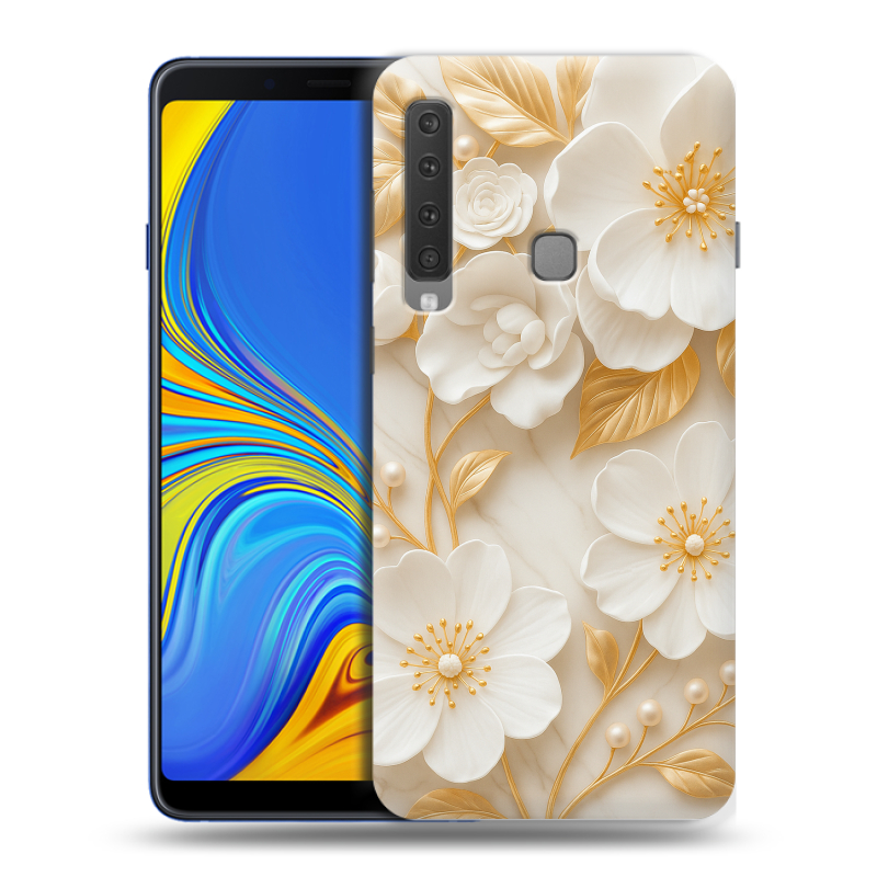 Пластиковый чехол на Samsung Galaxy A9 (2018) с принтом Цветы Пластиковый чехол на Samsung Galaxy A9 (2018) с принтом Цветы