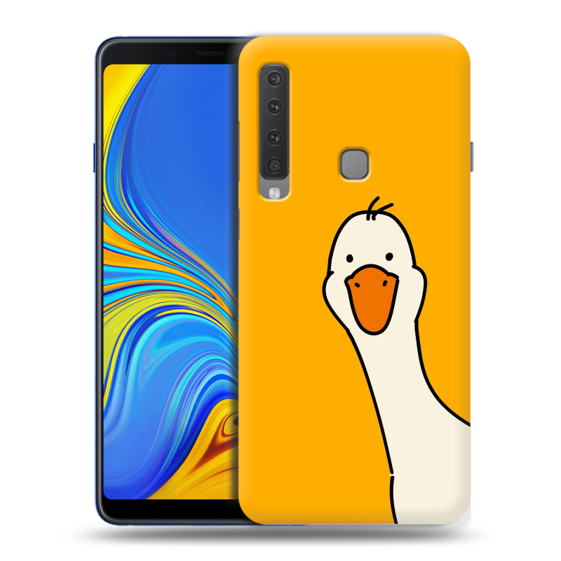 Пластиковый чехол на Samsung Galaxy A9 (2018) с принтом Утка Пластиковый чехол на Samsung Galaxy A9 (2018) с принтом Утка