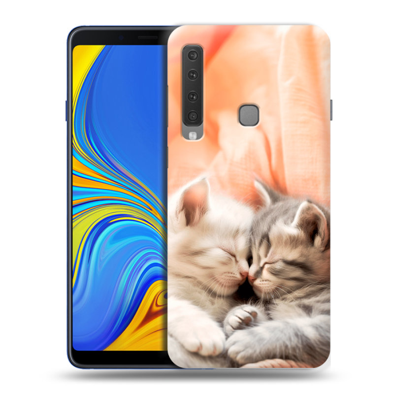 Пластиковый чехол на Samsung Galaxy A9 (2018) с принтом Котята Пластиковый чехол на Samsung Galaxy A9 (2018) с принтом Котята