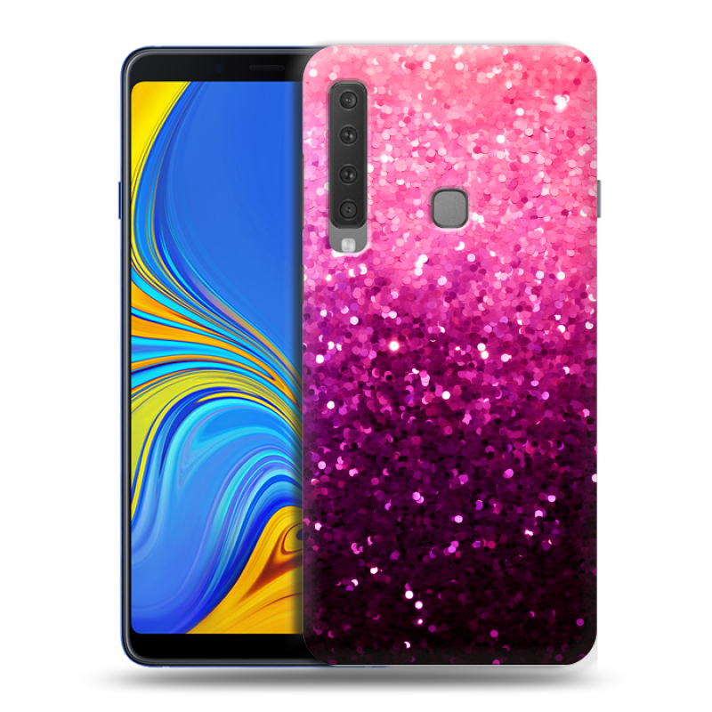 Пластиковый чехол на Samsung Galaxy A9 (2018) с принтом Блестки Пластиковый чехол на Samsung Galaxy A9 (2018) с принтом Блестки