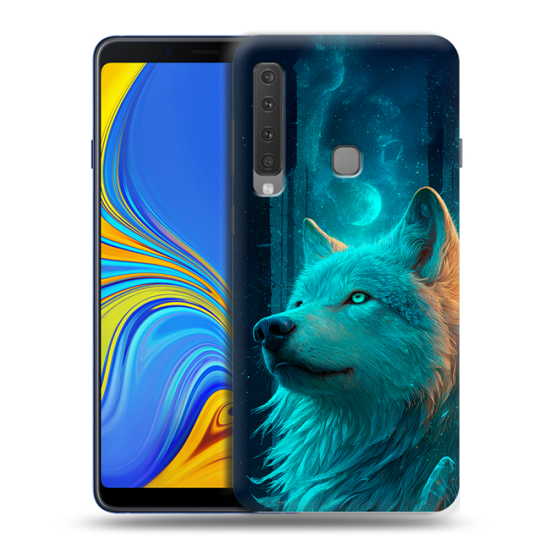 Пластиковый чехол на Samsung Galaxy A9 (2018) с принтом бабочки саккура Пластиковый чехол на Samsung Galaxy A9 (2018) с принтом бабочки саккура