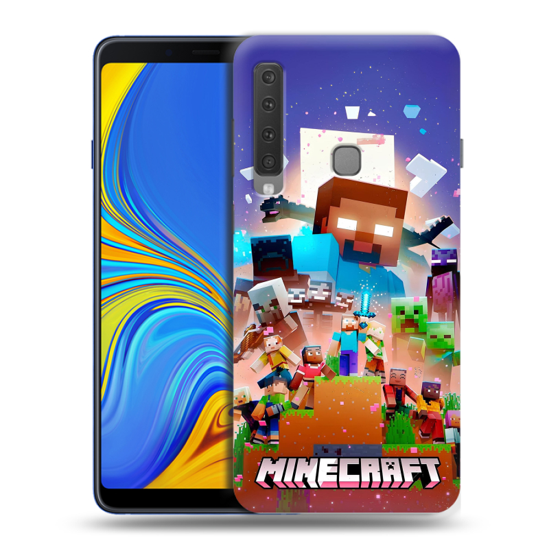 Пластиковый чехол на Samsung Galaxy A9 (2018) с принтом Майнкрафт Minecraft Пластиковый чехол на Samsung Galaxy A9 (2018) с принтом Майнкрафт Minecraft