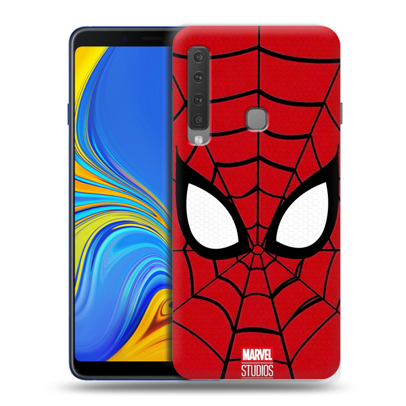 Пластиковый чехол на Samsung Galaxy A9 (2018) с принтом человек паук spiderman Пластиковый чехол на Samsung Galaxy A9 (2018) с принтом человек паук spiderman