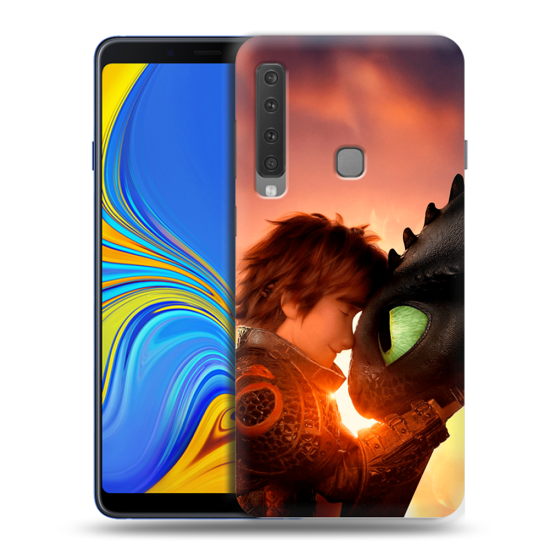 Пластиковый чехол на Samsung Galaxy A9 (2018) с принтом Как приручить дракона Пластиковый чехол на Samsung Galaxy A9 (2018) с принтом Как приручить дракона