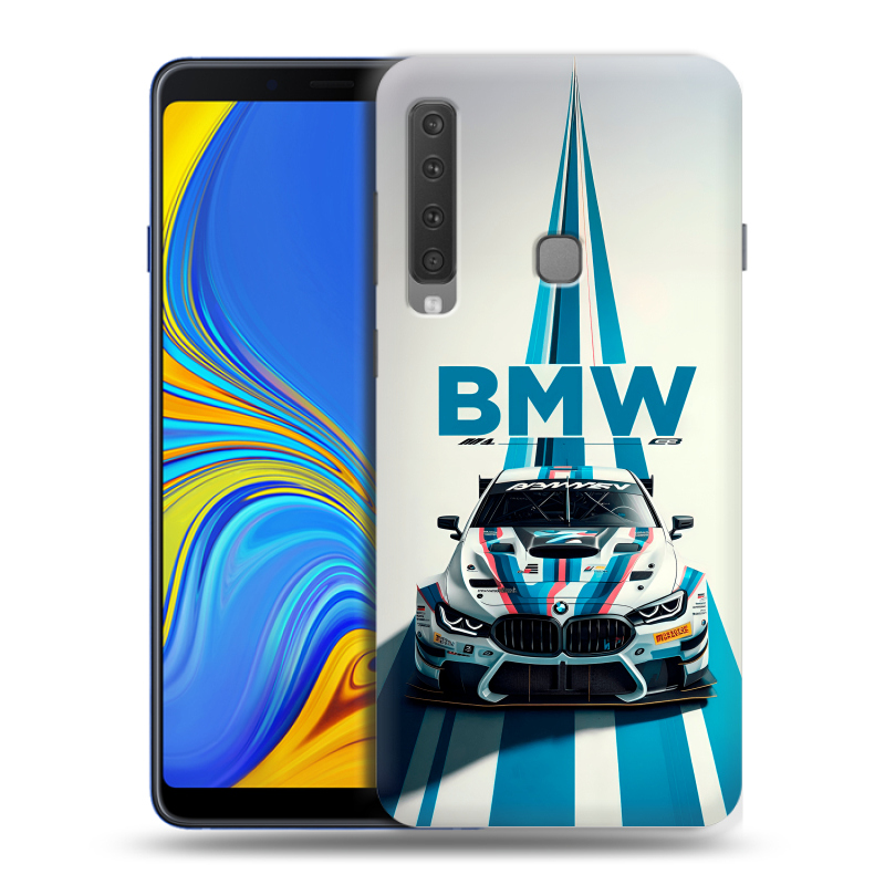 Пластиковый чехол на Samsung Galaxy A9 (2018) с принтом БМВ BMW Пластиковый чехол на Samsung Galaxy A9 (2018) с принтом БМВ BMW