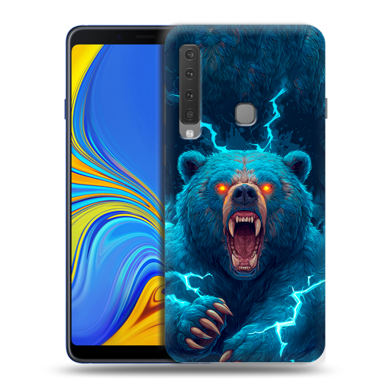 Пластиковый чехол на Samsung Galaxy A9 (2018) с принтом Медведь Пластиковый чехол на Samsung Galaxy A9 (2018) с принтом Медведь