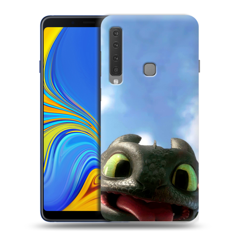 Пластиковый чехол на Samsung Galaxy A9 (2018) с принтом Как приручить дракона Пластиковый чехол на Samsung Galaxy A9 (2018) с принтом Как приручить дракона