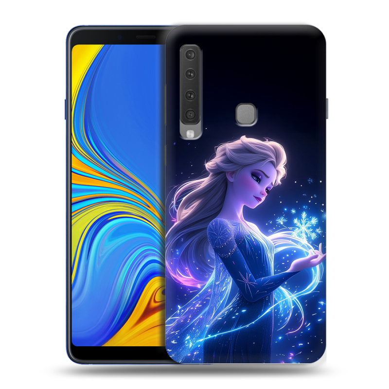 Пластиковый чехол на Samsung Galaxy A9 (2018) с принтом Холодное сердце Frozen Пластиковый чехол на Samsung Galaxy A9 (2018) с принтом Холодное сердце Frozen