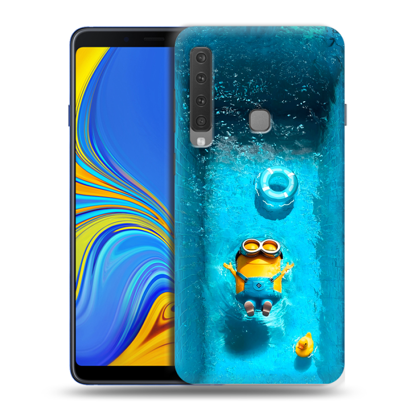 Пластиковый чехол на Samsung Galaxy A9 (2018) с принтом Миньоны Пластиковый чехол на Samsung Galaxy A9 (2018) с принтом Миньоны