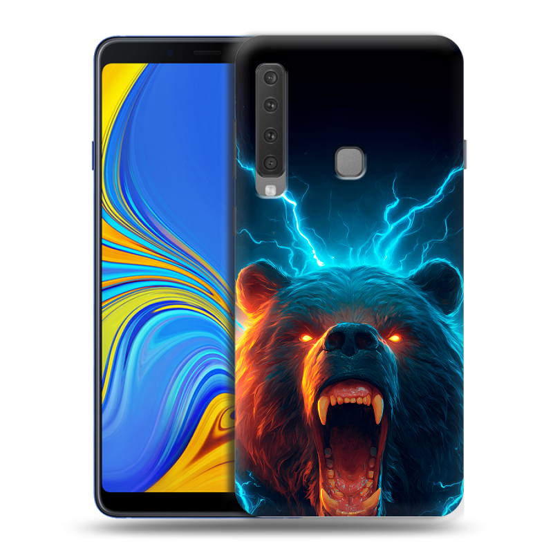 Пластиковый чехол на Samsung Galaxy A9 (2018) с принтом Медведь Пластиковый чехол на Samsung Galaxy A9 (2018) с принтом Медведь