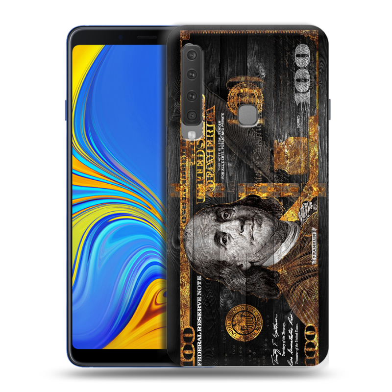 Пластиковый чехол на Samsung Galaxy A9 (2018) с принтом Доллар деньги Пластиковый чехол на Samsung Galaxy A9 (2018) с принтом Доллар деньги