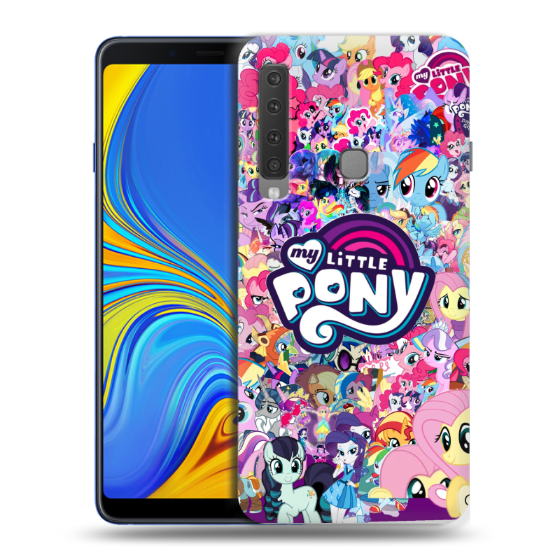 Пластиковый чехол на Samsung Galaxy A9 (2018) с принтом My little pony Дружба чудо Пластиковый чехол на Samsung Galaxy A9 (2018) с принтом My little pony Дружба чудо