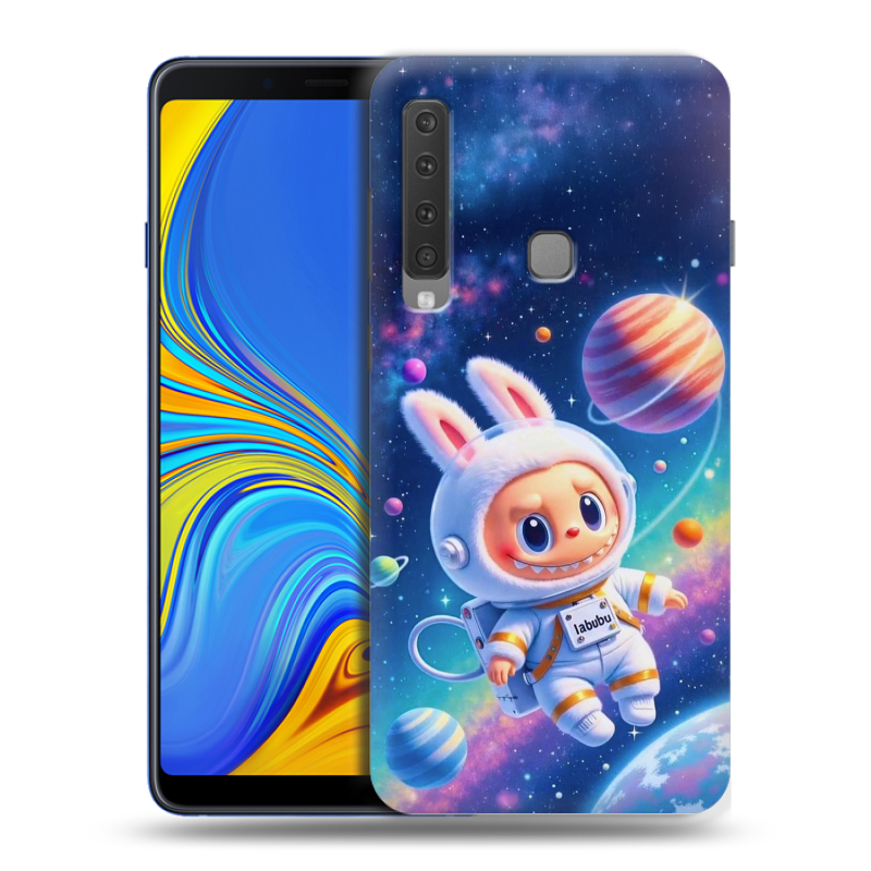 Пластиковый чехол на Samsung Galaxy A9 (2018) с принтом Labubu Лабубу Пластиковый чехол на Samsung Galaxy A9 (2018) с принтом Labubu Лабубу