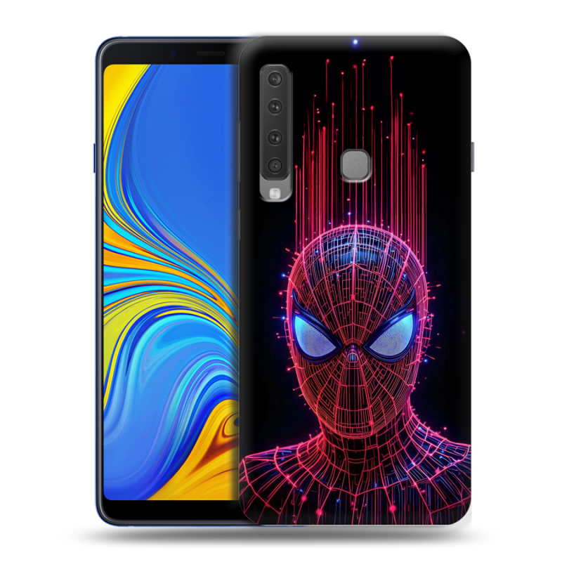 Пластиковый чехол на Samsung Galaxy A9 (2018) с принтом Spiderman Человек паук Пластиковый чехол на Samsung Galaxy A9 (2018) с принтом Spiderman Человек паук
