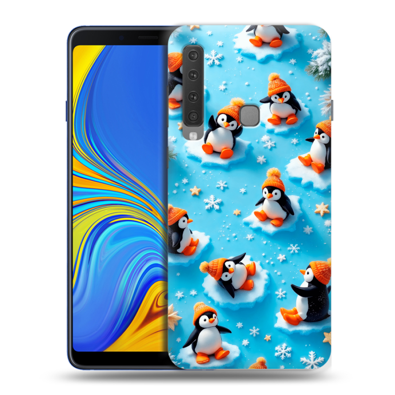 Пластиковый чехол на Samsung Galaxy A9 (2018) с принтом Новый год Пластиковый чехол на Samsung Galaxy A9 (2018) с принтом Новый год
