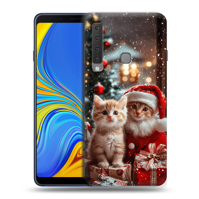 Пластиковый чехол на Samsung Galaxy A9 (2018) с принтом Новый год Пластиковый чехол на Samsung Galaxy A9 (2018) с принтом Новый год