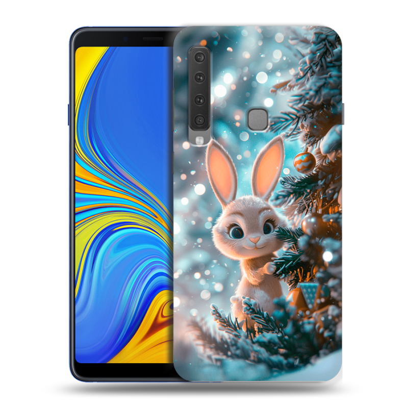 Пластиковый чехол на Samsung Galaxy A9 (2018) с принтом Новый год Пластиковый чехол на Samsung Galaxy A9 (2018) с принтом Новый год
