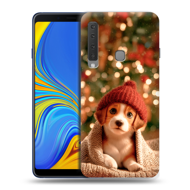 Пластиковый чехол на Samsung Galaxy A9 (2018) с принтом Новый год Пластиковый чехол на Samsung Galaxy A9 (2018) с принтом Новый год