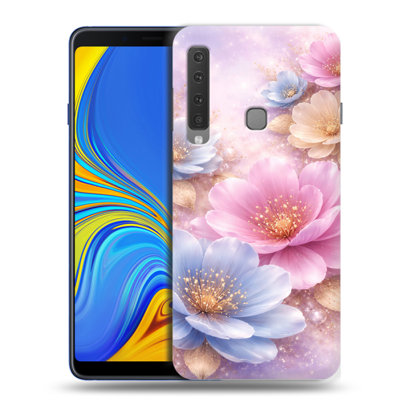 Пластиковый чехол на Samsung Galaxy A9 (2018) с принтом женский Пластиковый чехол на Samsung Galaxy A9 (2018) с принтом женский