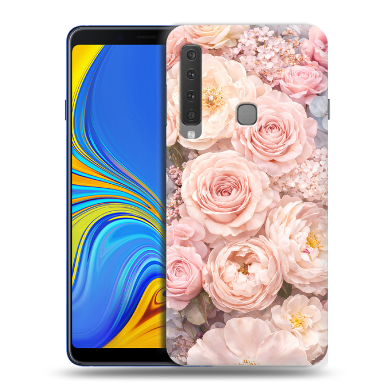 Пластиковый чехол на Samsung Galaxy A9 (2018) с принтом женский Пластиковый чехол на Samsung Galaxy A9 (2018) с принтом женский