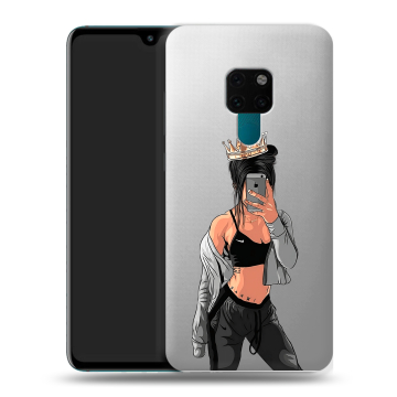 Силиконовый чехол на Huawei Mate 20 с принтом Женские принты Силиконовый чехол на Huawei Mate 20 с принтом Женские принты