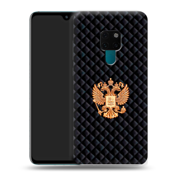 Силиконовый чехол на Huawei Mate 20 с принтом Герб России принт Силиконовый чехол на Huawei Mate 20 с принтом Герб России принт