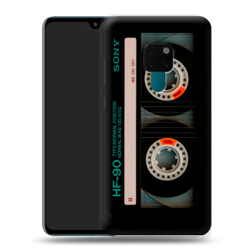 Силиконовый чехол на Huawei Mate 20 с принтом Кассета Силиконовый чехол на Huawei Mate 20 с принтом Кассета