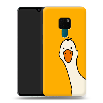 Силиконовый чехол на Huawei Mate 20 с принтом Утка