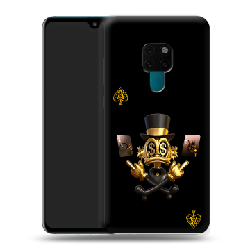 Силиконовый чехол на Huawei Mate 20 с принтом Золотой скрудж макдак