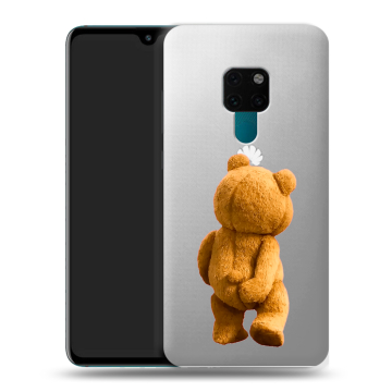 Силиконовый чехол на Huawei Mate 20 с принтом Медведь
